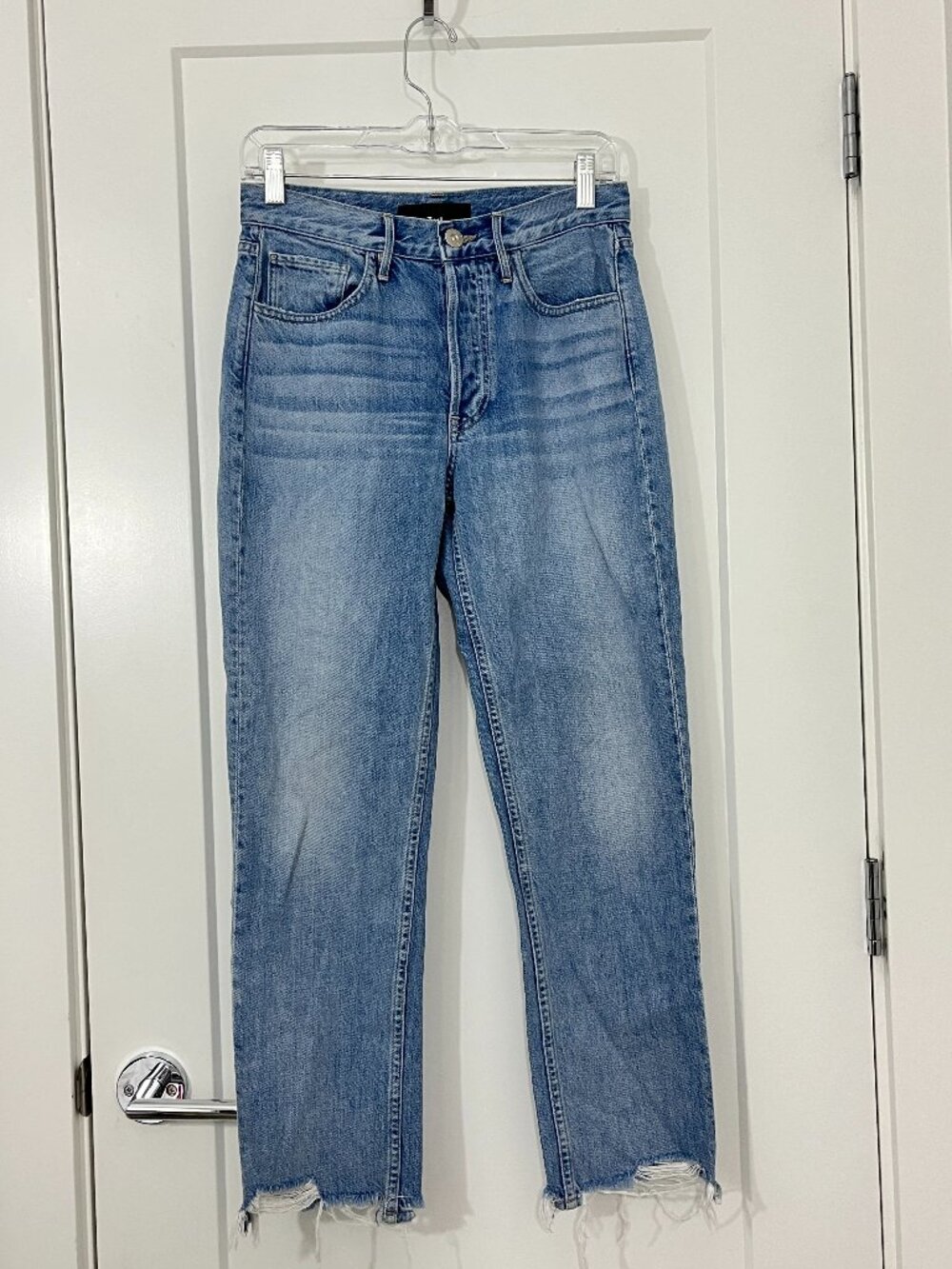 3x1 Size 25 Blue Casey Higher Ground Crop Raw Hem Jeans